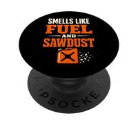 Chainsaw Life Outil de Coupe pour tronçonneuse Humour Logger PopSockets PopGrip Adhésif