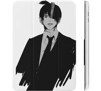 Chainsaw Man Aki Hayakawa Étui Pour Ipad 2020 (10.2in) Avec Porte-Stylos, Résistant Aux Chocs, Réglage Automatique De L'angle De Veille/Réveil, Coque De Protection Transparente