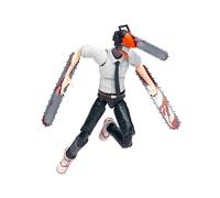 Jazwares Figurine Chainsaw Man Total Anime 16,5cm – Tête & bras permutables, bouche interchangeable