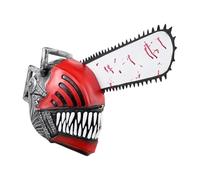 Chainsaw Man Maske - Halloween Anime Chainsaw Men Cosplay Costume De Masques Complets Costumes, Couverture De Visage Réaliste Pour ChainsawsMan Denji Pour Halloween Cosplay Masquerade Costume