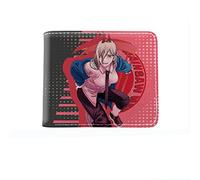 Chainsaw Man Portefeuille, Portefeuille en cuir PU, Animé 3D Denji, Power, MAKIMA Imprimé Portefeuille pour adolescents, garçons, filles, fans d'anime, Noël, Type 9, 11.5x9.5x2cm, Décontracté