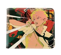 Chainsaw Man Portefeuille, Portefeuille en Cuir PU, Animé 3D Denji, Power, MAKIMA Imprimé Portefeuille pour Adolescents, garçons, Filles, Fans d'anime, Noël, Type 3, 11.5x9.5x2cm, Décontracté