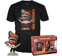 Funko Set figurine POP! & t-shirt Chainsaw Man Leaping – Figurine vinyle – Taille M