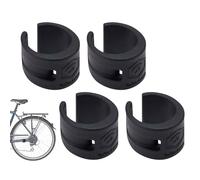 Chainstay Protecteur en caoutchouc - Tampon amortisseur de cadre de 13 g léger pour vélo - Bande d'absorption de fourche arrière flexible anti-rayures | Manchon de composant pour vélos de route et