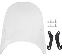 Chair à vent moto universelle anti-rayures rack pour Triumph Bonneville 57in phares ronds (transparent)