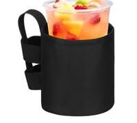 Chair Cup Holder - 600D Oxford Cloth Drink Organizer, Portable Beverage Storage Pouch, Durable Armrest Accessory, Secure Water Bottle Holder, Foldable Outdoor Camping Seating Companion | Lawn Relaxati