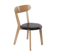 Chair, Living Room Lounge Bold Solid Wood Frame Followed by A Curved Backrest Make It Soft and Comfortable Fit The Human Body Curve Household Restaurant (B)