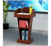 Chaire D'église Moderne - Pupitre Sur Pied De Qualité Supérieure, Podium Multifonction Pour Salles De Classe Et Événements, Design Élégant En Bois Blanc, Idéal Pour Les Églises Et Les Conférences.