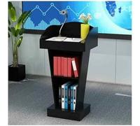 Chaire D'église Moderne - Pupitre Sur Pied De Qualité Supérieure, Podium Multifonction Pour Salles De Classe Et Événements, Design Élégant En Bois Blanc, Idéal Pour Les Églises Et Les Conférences.