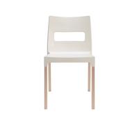 Chaise 4 Pieds Empilable Sans Accoudoirs Scab Natural Maxi Diva 2816 FS 11 Lin