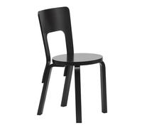 artek Chaise de Table à Manger 66 Noir