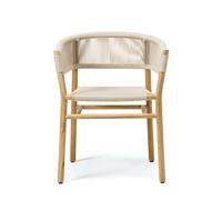 Chaise à accoudoirs Kilt Ethimo, Designer Marcello Ziliani, 74x60x58 cm