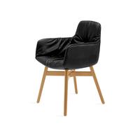 Chaise à accoudoirs Leya Freifrau, Designer Hoffmann Kahleyss Design, 86x58x59 cm
