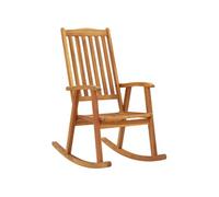 Vidaxl Chaise À Bascule Bois D'acacia Massif