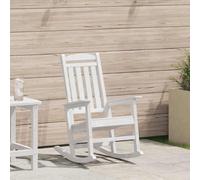 vidaXL Chaise berçante de jardin en HDPE