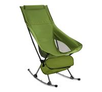 Chaise à bascule d'extérieur - Chaise pliante de camping - Chaise à bascule portable - Chaise de camping pliable - Fauteuil de camping - Fauteuil de salon de terrasse réglable pour parcs, cours
