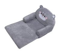 Chaise à bascule portable pour enfants empilable et pratique pour une utilisation en intérieur et en extérieur, chaise oscillante en plastique de couleur bleue.