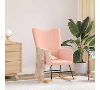 Chaise Relaxante Vidaxl En Tissu Noir Ressemblant À La Laine Bouclée Noir