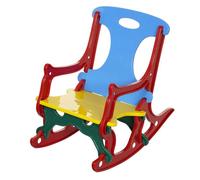 Chaise à bascule TONY Jaune pour enfants - Adaptée à l’intérieur et à l’extérieur, 3 en 1 - Chaise, Balançoire et Puzzle