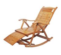 Chaise à basculeChaise Pliante, Chaise de Sieste pour Balcon à La Maison, Chaise de Loisirs pour Personnes âgées, Chaise à Dossier En Bois Massif, Universelle pour Toutes Les Saisons Chaise Longue Pliable(Color:style1)