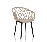 BEGIO - Chaise à coque Beige