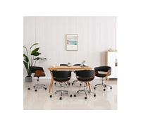2x Chaises Pivotantes de Salle à Manger Gris Tissu Siège Cuisine Dîner vidaXL