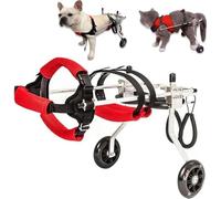 Chaise À Roulettes Légère Pour Chien, Chaise Roulante Ajustable Pour Animaux De Compagnie, Chaise Roulante Pour Grands Chiens, Avec 2 Roues, Pour Aider Les Membres Postérieurs Des Petits Animaux À Ret