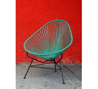 Chaise Acapulco Chair Acapulco Design turquoise, 70x92x95 cm