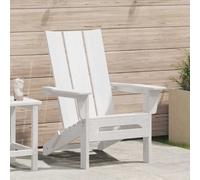 vidaXL Chaise Adirondack pliante HDPE – Pour jardin et terrasse extérieurs
