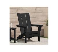 vidaXL Chaise Adirondack pliante HDPE – Pour jardin et terrasse extérieurs