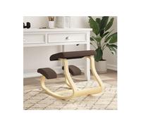 Vidaxl Chaise Assis-Genoux Marron 48x71x51 Cm Contreplaqué De Bouleau Marron