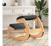 Chaise Assis-genoux Siège Chaise Tabouret Noir Contreplaqué de Bouleau vidaXL