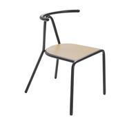 Chaise assise frêne Toro frame black