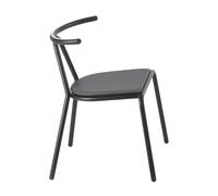 Chaise assise Platinum Flukso Toro frame black
