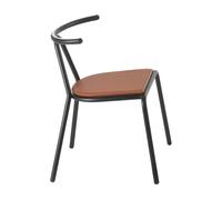 Chaise assise Platinum Flukso Toro frame black