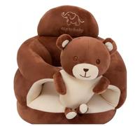 Chaise assise pour bébé en forme d'éléphant gris en peluche avec support dorsal ergonomique pour apprendre à s'asseoir, jouer et se reposer, siège au sol Sit Me Up pour bébé