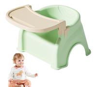 Chaise assise pour bébé, siège d'appoint en plastique à roulement solide avec plateau d'alimentation amovible, siège de bain antidérapant pour bébé.