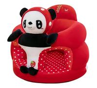 Chaise assise pour bébé, siège de sol à Support arrière sécurisé, chaise pour bébé en peluche douce, Panda mignon 40x40x35cm, siège assis pour