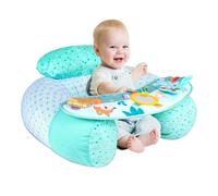 Chaise assise pour bébé, siège de sol gonflable en forme d'éléphant mignon avec plateau sensoriel, siège pour apprendre à s'asseoir pour le développement