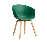 Chaise avec accoudoirs AAC 22 2.0 chêne laqué water-based lacquered oak base