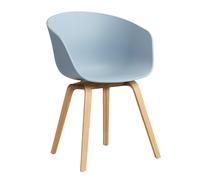 Chaise avec accoudoirs AAC 22 2.0 chêne laqué water-based lacquered oak base
