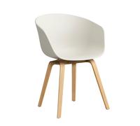 Chaise avec accoudoirs AAC 22 2.0 chêne laqué water-based lacquered oak base