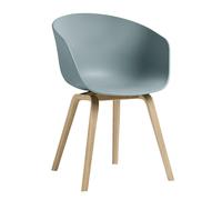Chaise avec accoudoirs AAC 22 2.0 chêne laqué water-based lacquered oak base