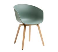 Chaise avec accoudoirs AAC 22 2.0 chêne laqué water-based lacquered oak base