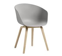 Chaise avec accoudoirs AAC 22 2.0 chêne laqué water-based lacquered oak base