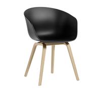 Chaise avec accoudoirs AAC 22 2.0 chêne laqué water-based lacquered oak base