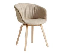 Chaise avec accoudoirs About a Chair AAC 23 Soft water-based lacquered oak base
