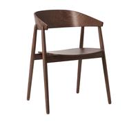 Chaise avec accoudoirs AC2 hêtre WxHxD 58x74x53cm