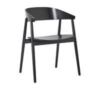 Chaise avec accoudoirs AC2 hêtre WxHxD 58x74x53cm