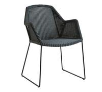 Chaise avec accoudoirs Breeze structure luge powder-coated steel base